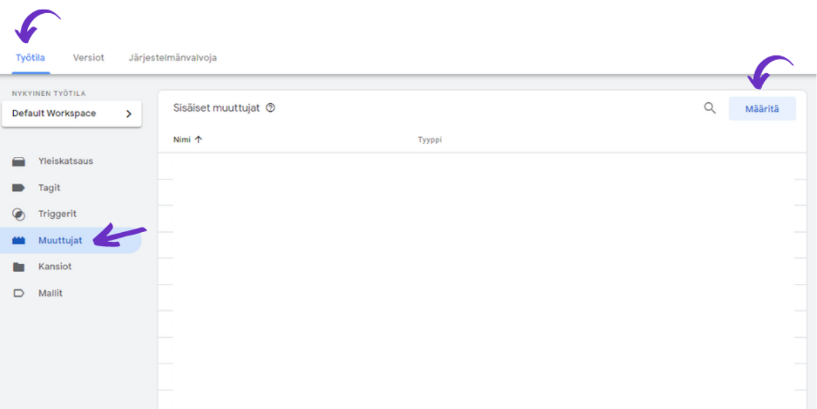 Google-Tag-Manager-Muuttujat