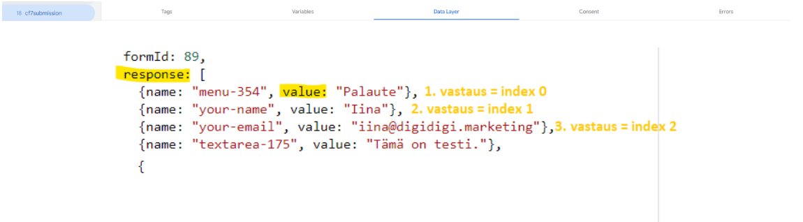 Google Tag Manager Data Layer