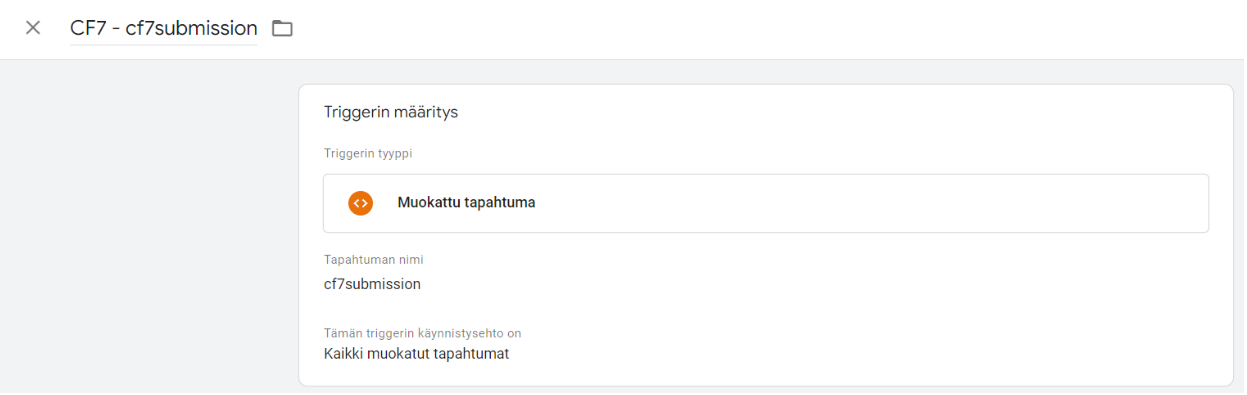 google tag manager triggeri