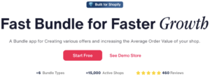 Fast Bundle lisäosa Shopify verkkokaupoille